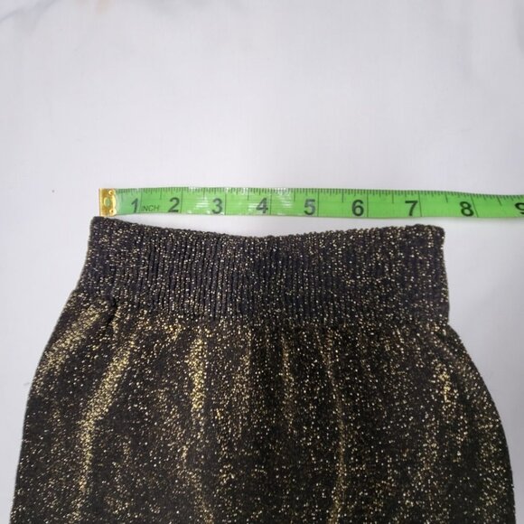 Gold Stretch Pants Tights or Leggings - Size Petite or Small - Picture 4 of 14